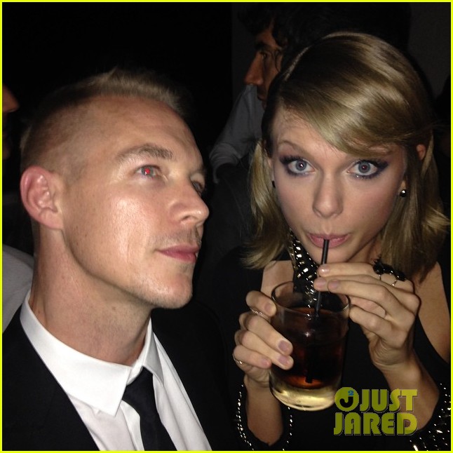 Taylor Swift & Diplo End Their Feud at the Grammys 2015 See the Photo