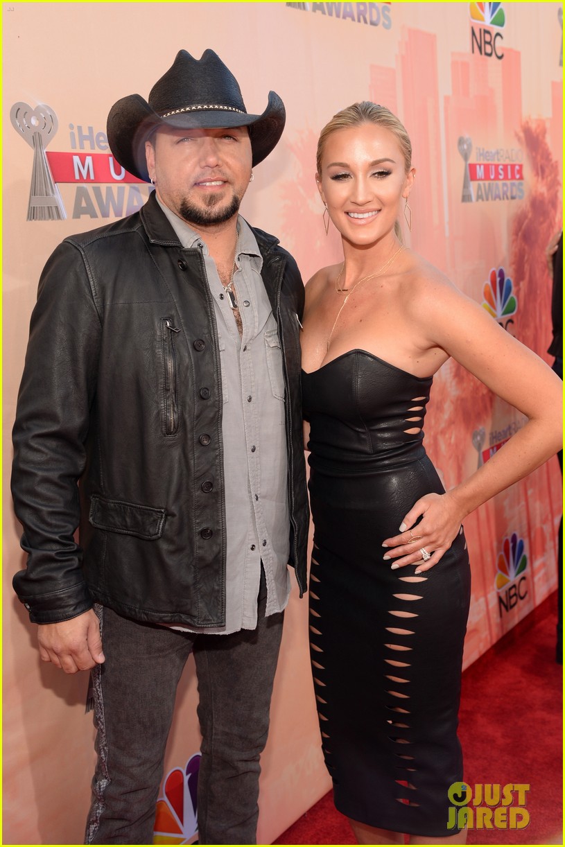 jason aldean wife brittany kerr make first appearance as newlyweds 04333626...