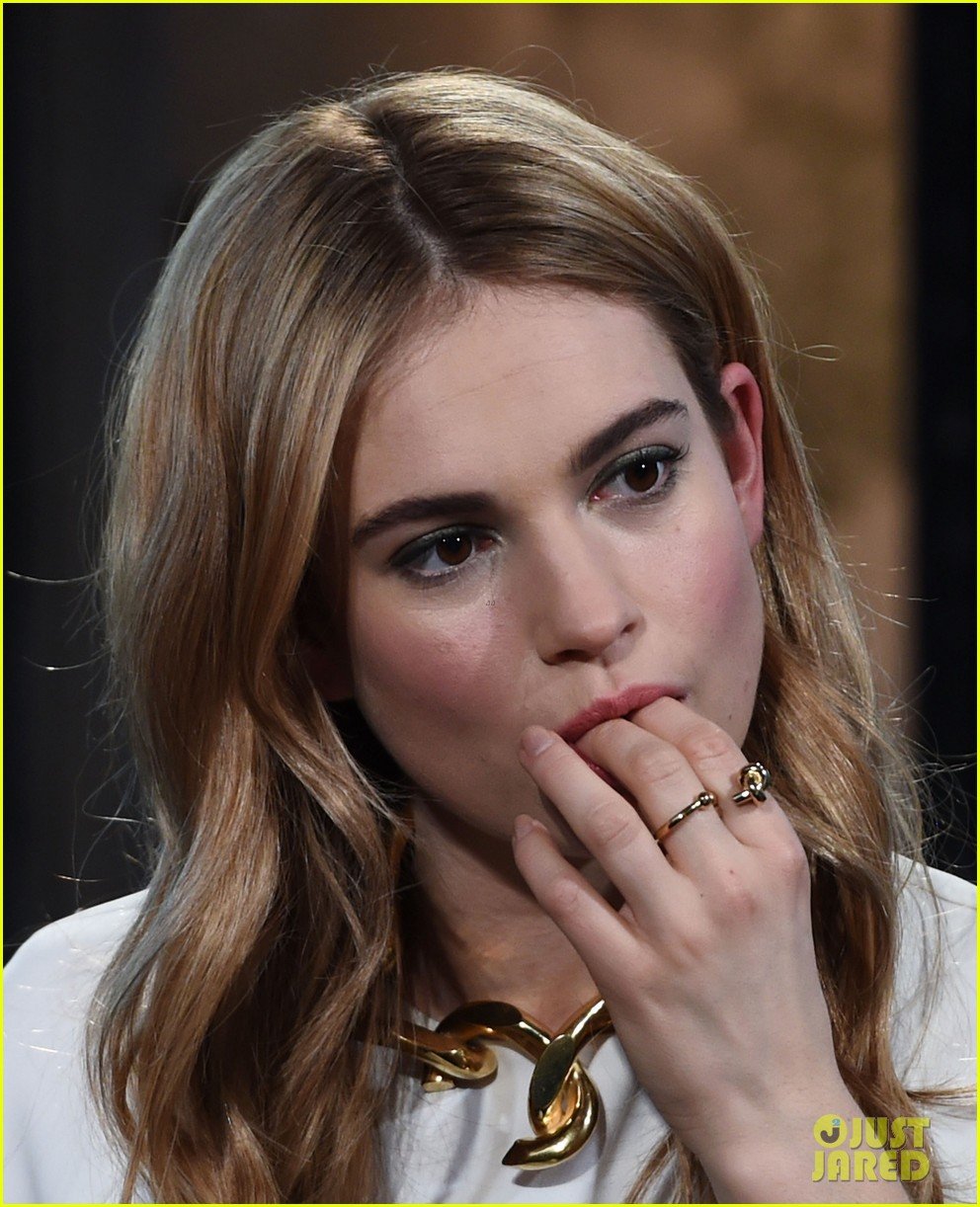 Lily James Says 'Cinderella' Waist Controversy Is Upsetting & Boring