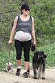 milla jovovich pregnant daily hikes 35