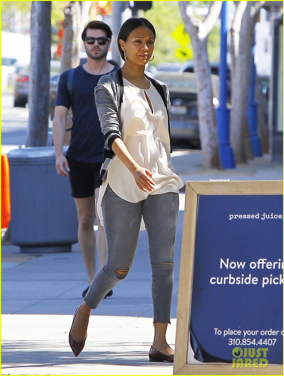 Zoe Saldana Shares Super Cute Photo of Twins Bowie & Cy: Photo 3334150