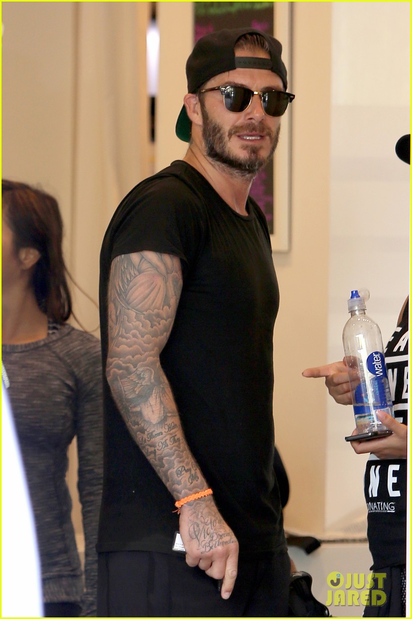 David Beckham Cuddling With His Dog is the Cutest Thing Photo 3343945