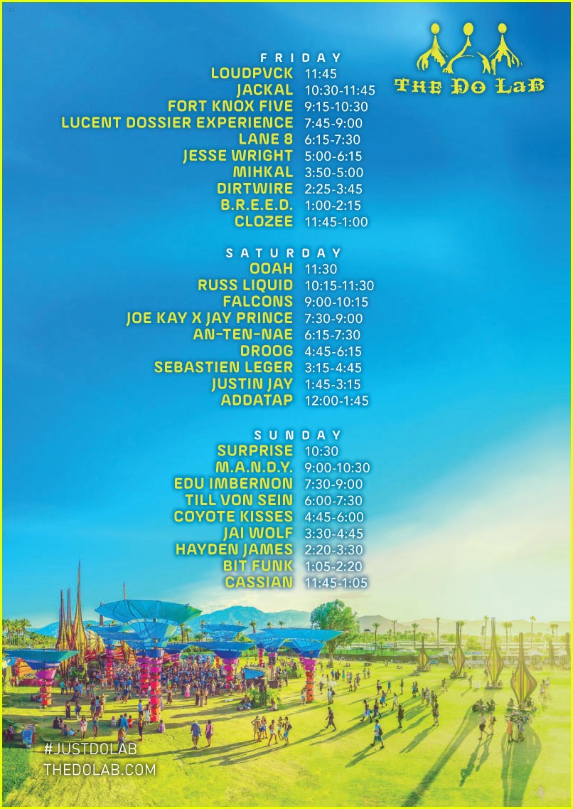 Coachella 2015 Set Times & Schedule Revealed Full Lineup! Photo