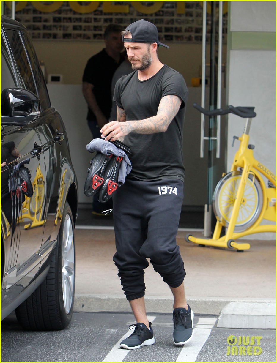 Photo david beckham soul cycle after easter 09 Photo 3342467 Just