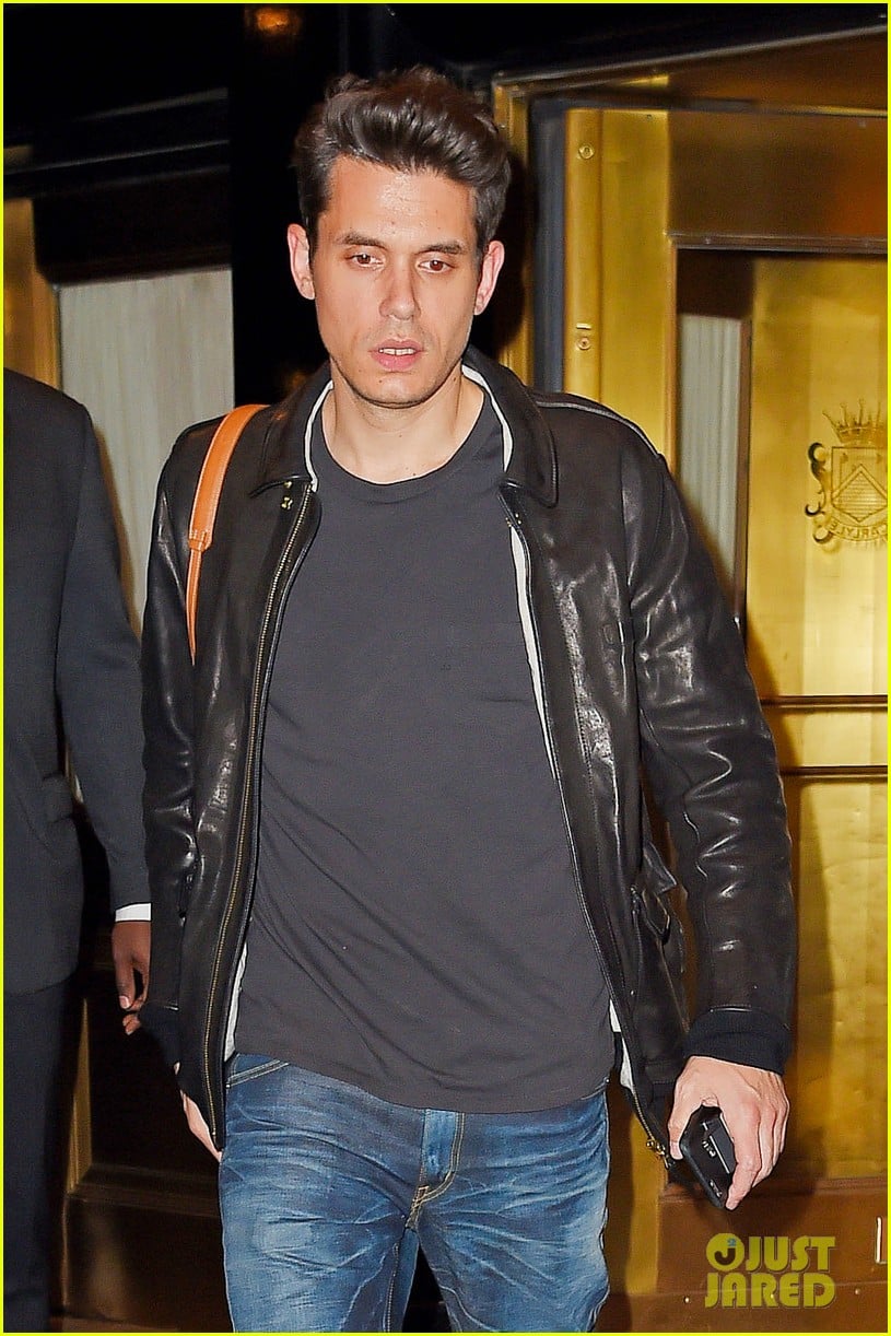 john mayer leather jacket