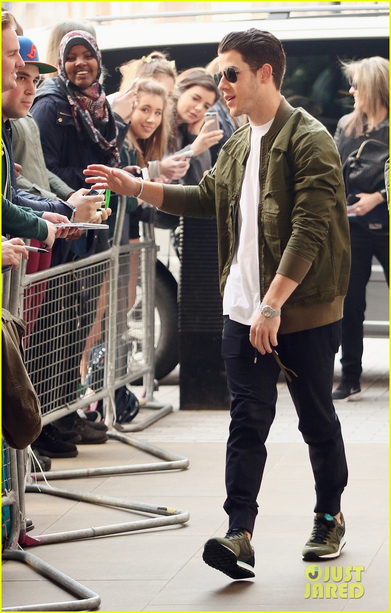 Nick Jonas Makes Surprise Appearance At Westfield London & Performs