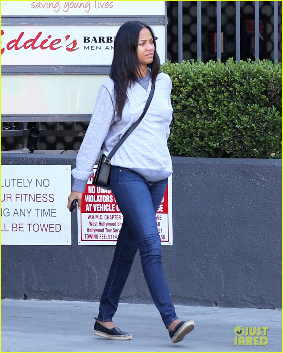 Zoe Saldana Details the Difficulty of Losing Pregnancy Weight in Note