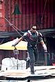 chris evans anthony mackie get to action captain america civil war 17