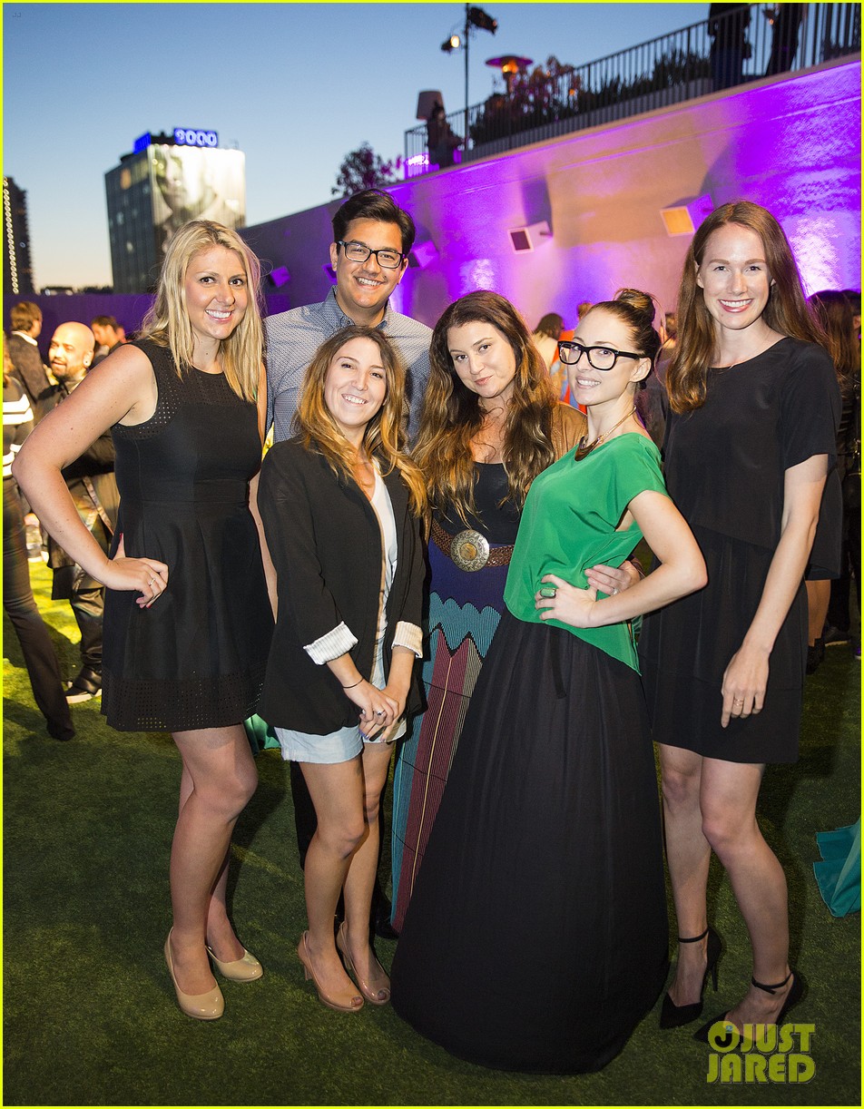 Emmanuelle Chriqui & Zendaya Hit Up The Reveal Of The Penthouse