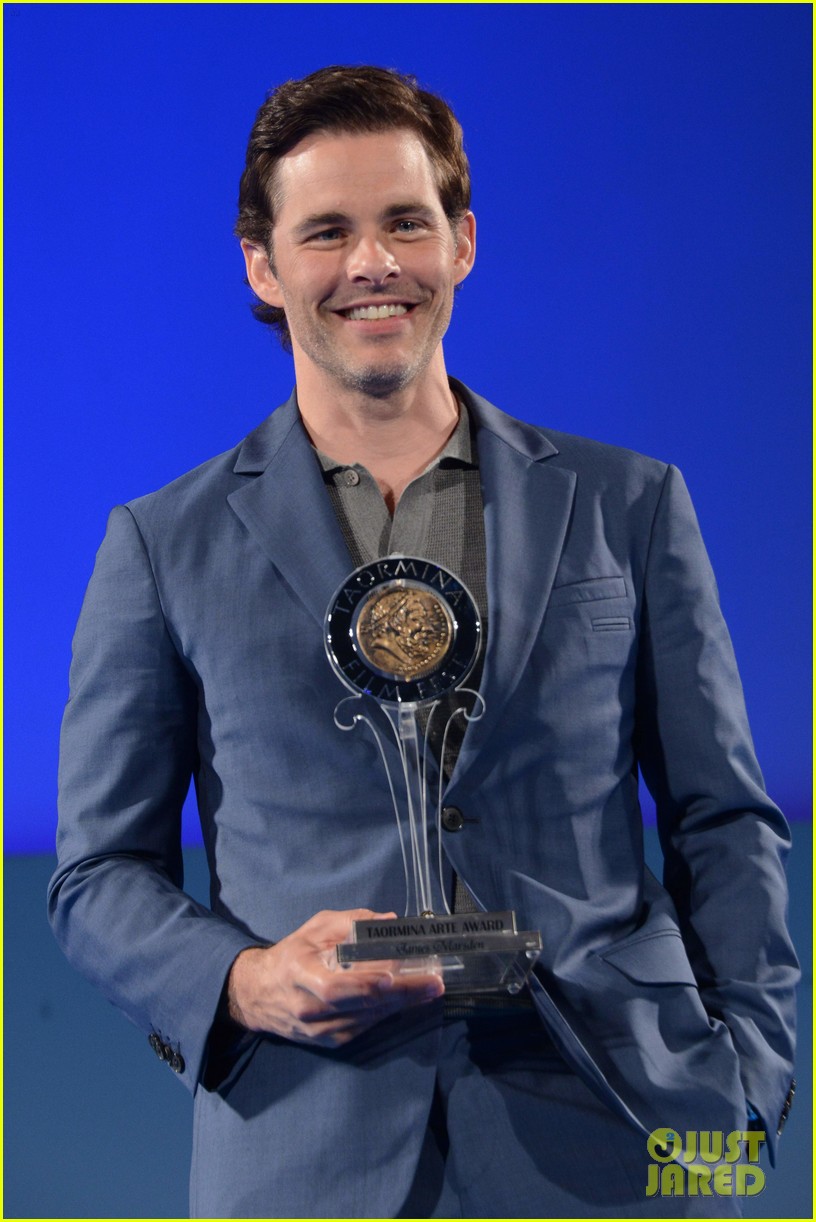James Marsden Gets Honored in Italy By Pal Ellen Pompeo! Photo 3398894