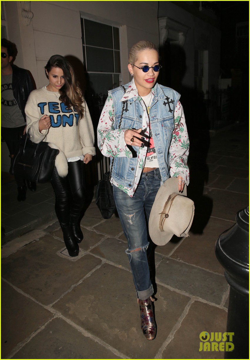Photo: rita ora starry boots dinner daisy lowe 17 | Photo 3382901