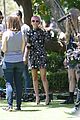 nicole richie candidly nicole filming the grove 15