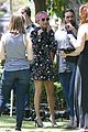 nicole richie candidly nicole filming the grove 21