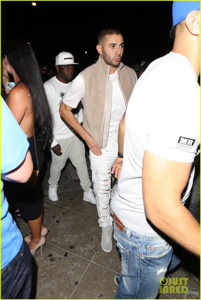 Rihanna Steps Out for a Club Night with Rumored Boyfriend Karim Benzema