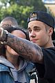 justin bieber greets fans ahead of hillsong church conference 03