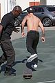 justin bieber shirtless skateboarding 08
