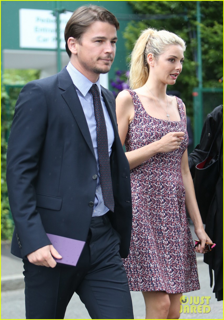 Josh & Tamsin Egerton Make First Appearance After Pregnancy(02)