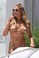 leann rimes hangs poolside in gold bikini with shirtless eddie cibrian 19