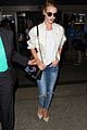 rosie huntington whiteley arrives LAX after paris fashion week 01