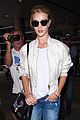 rosie huntington whiteley arrives LAX after paris fashion week 02