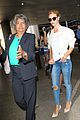 rosie huntington whiteley arrives LAX after paris fashion week 10