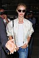 rosie huntington whiteley arrives LAX after paris fashion week 16