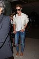 rosie huntington whiteley arrives LAX after paris fashion week 18