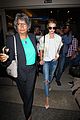 rosie huntington whiteley arrives LAX after paris fashion week 19