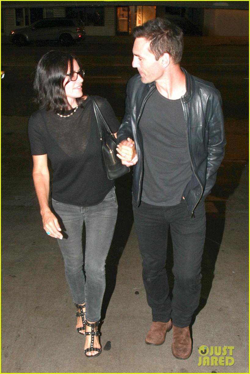 Courteney Cox Did Not Join Jennifer Aniston & Justin Theroux On Their