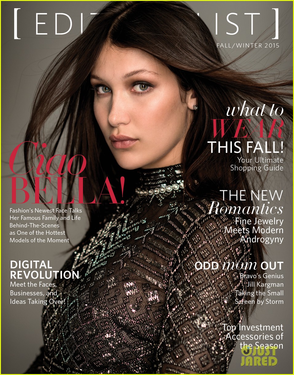 Bella Hadid Covers Fall/Winter 2015 Issue of 'Editorialist' - See The