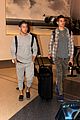 nick jonas sweatpants for flight out lax 12
