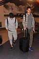 nick jonas sweatpants for flight out lax 15