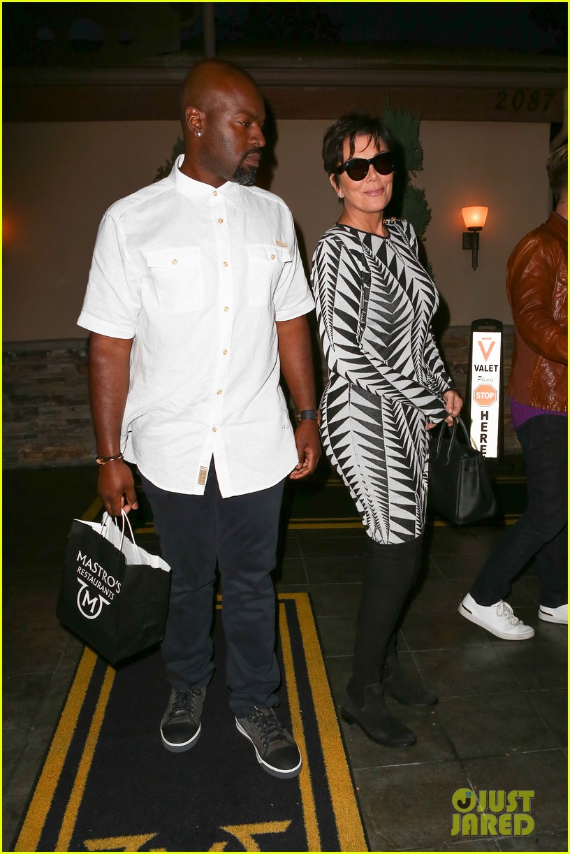 Kris Jenner Dines With Boyfriend Corey Gamble After Reuniting With