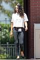 mila kunis shows off post baby body in a crop top 13