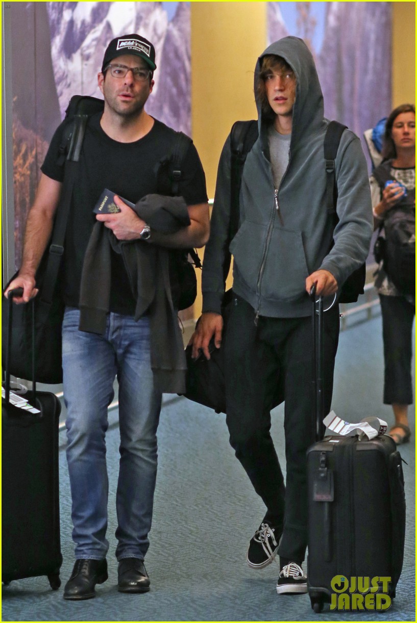 Zachary Quinto & Boyfriend Miles McMillan Celebrate Madonna’s Birthday