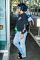 rihanna steps out with blue hair ditches it hours later 01