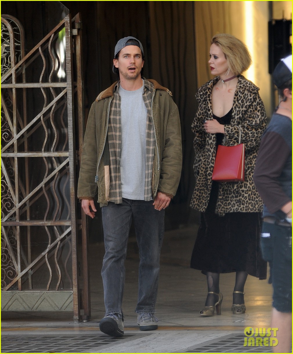 Matt Bomer Films 'AHS Hotel' Scenes with Sarah Paulson Photo 3451425 American Horror Story Matt Bomer Films 'AHS Hotel' Scenes with Sarah Paulson Photo 3451425 American Horror Story
