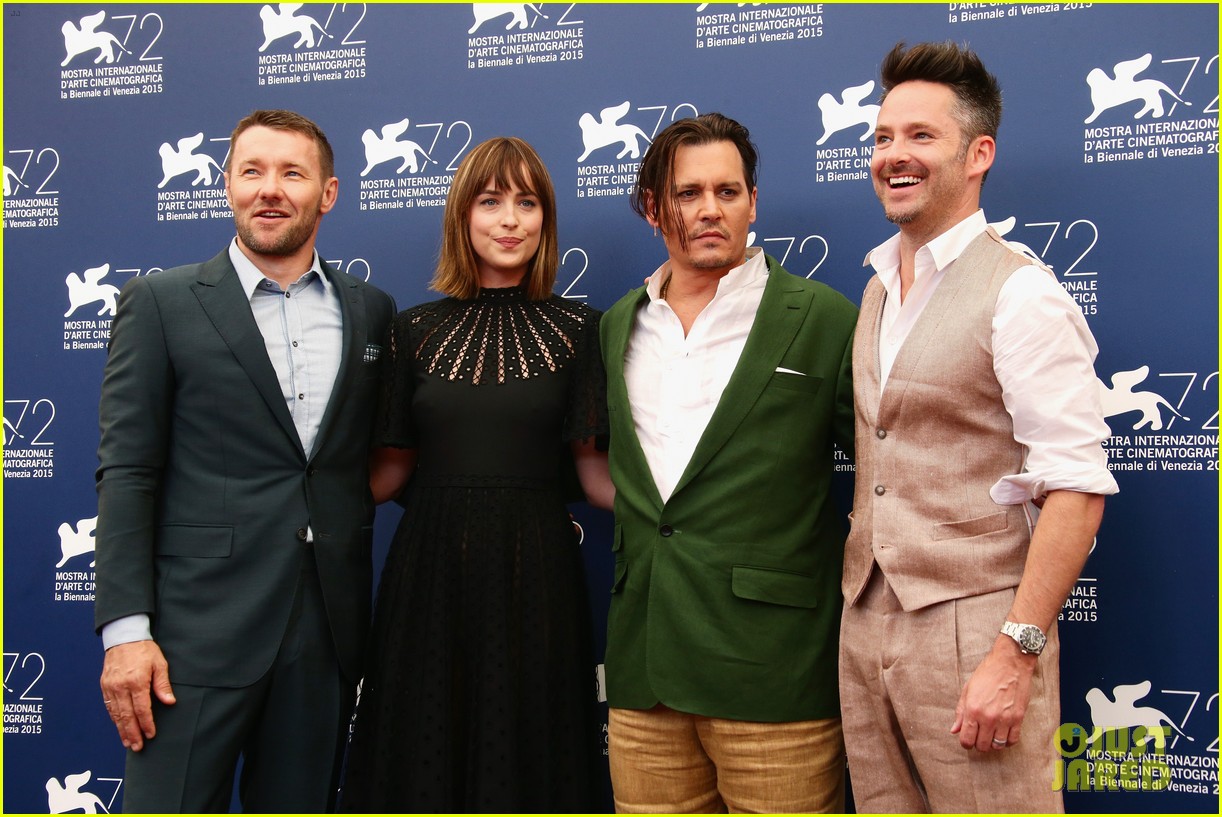 Johnny Depp & Dakota Johnson Hit Venice Film Festival for 'Black Mass