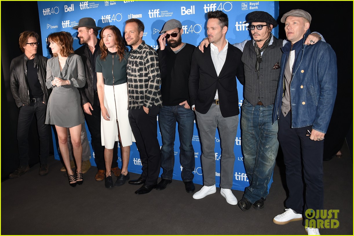 Johnny Depp & Dakota Johnson Step Out for 'Black Mass' TIFF Photo Call