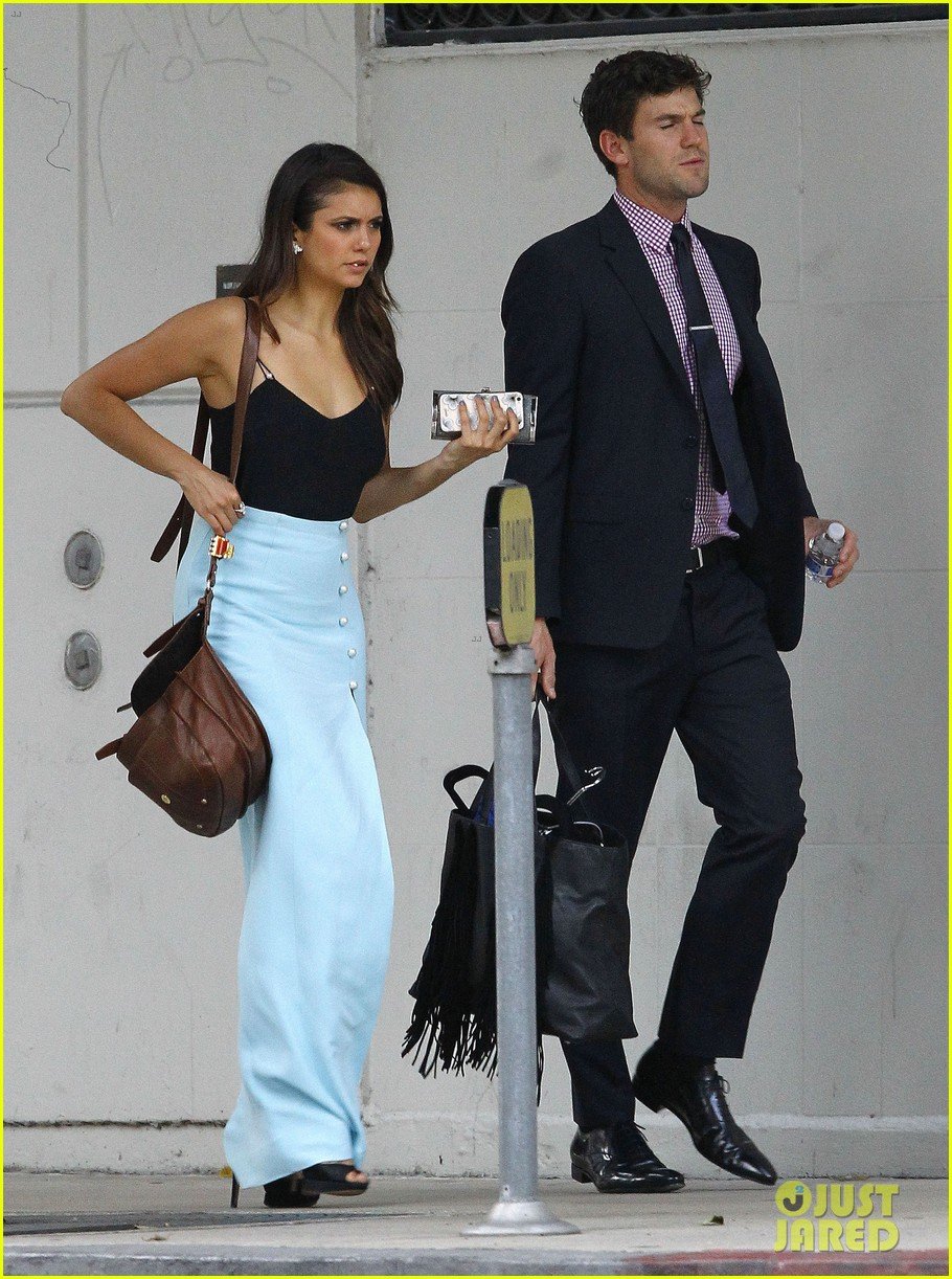 Nina Dobrev & Austin Stowell Couple Up for Kayla Ewell