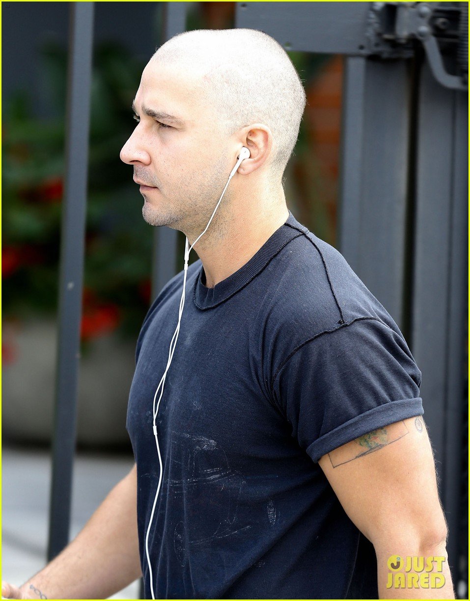 Shia LaBeouf Shaves His Head - See His New Look! 