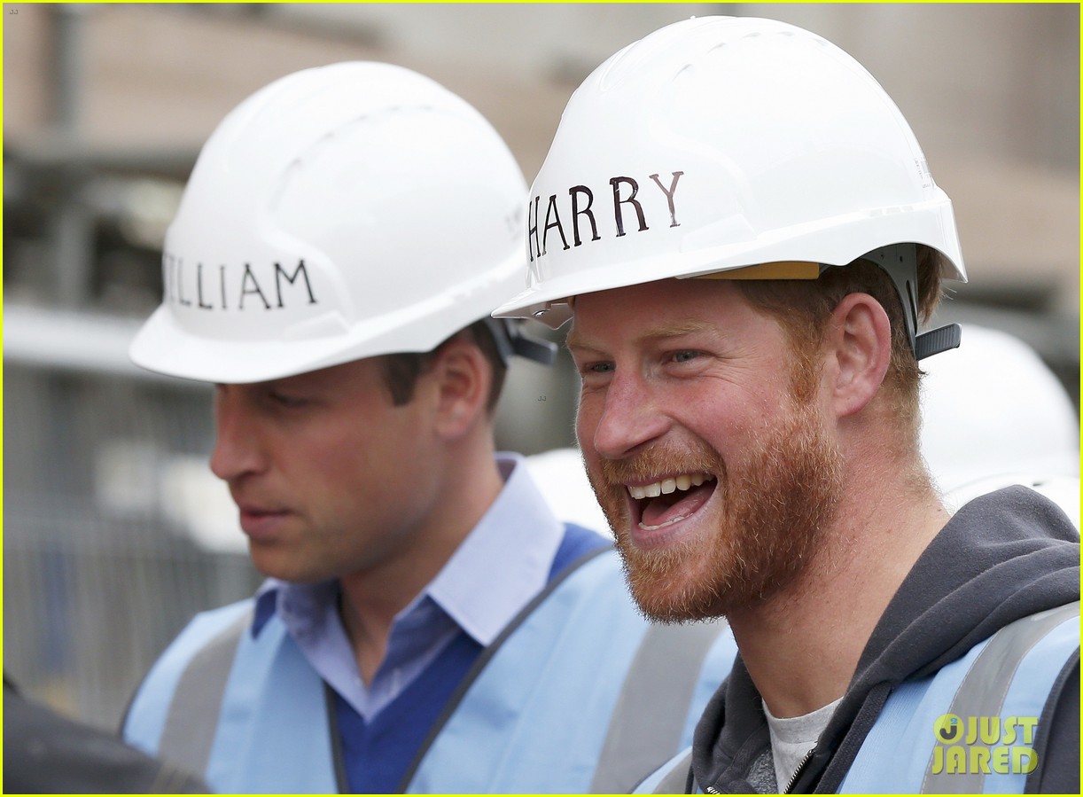 Princes William & Harry Put On Their Hard Hats for 'DIY SOS' Photo