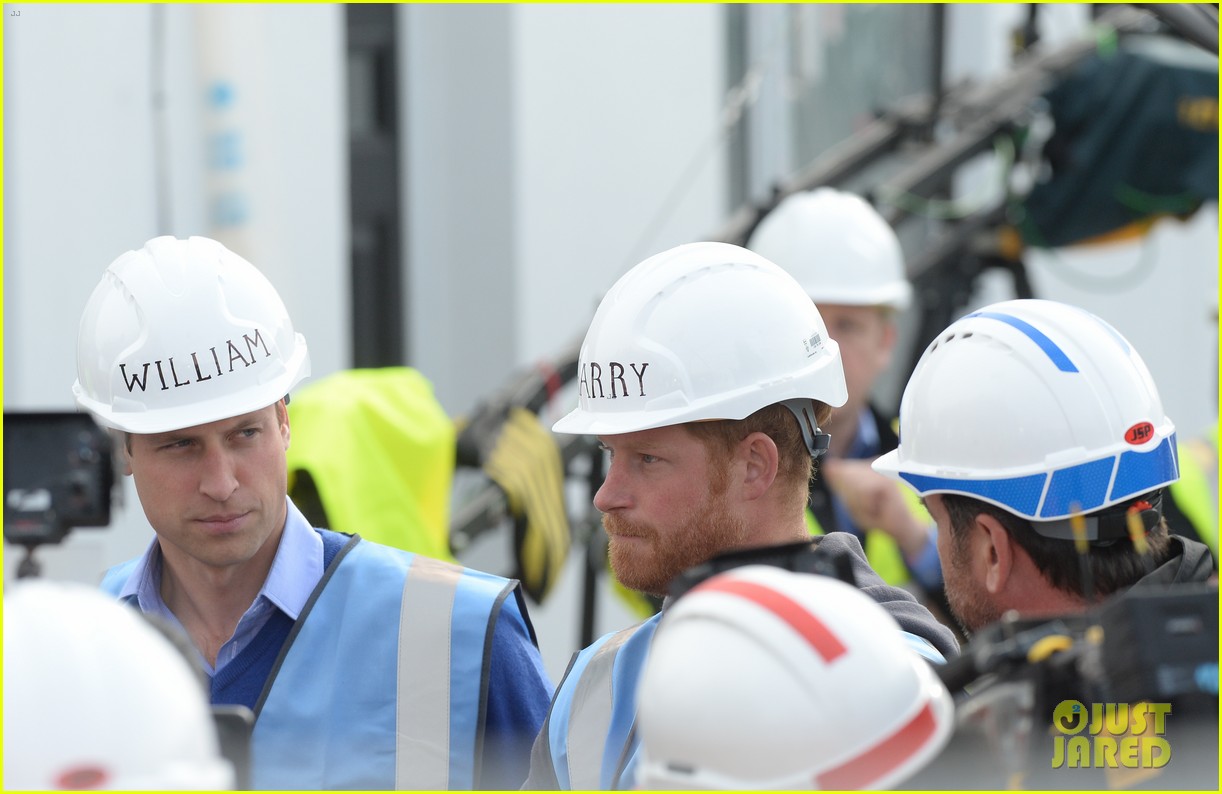 Princes William & Harry Put On Their Hard Hats for 'DIY SOS' Photo