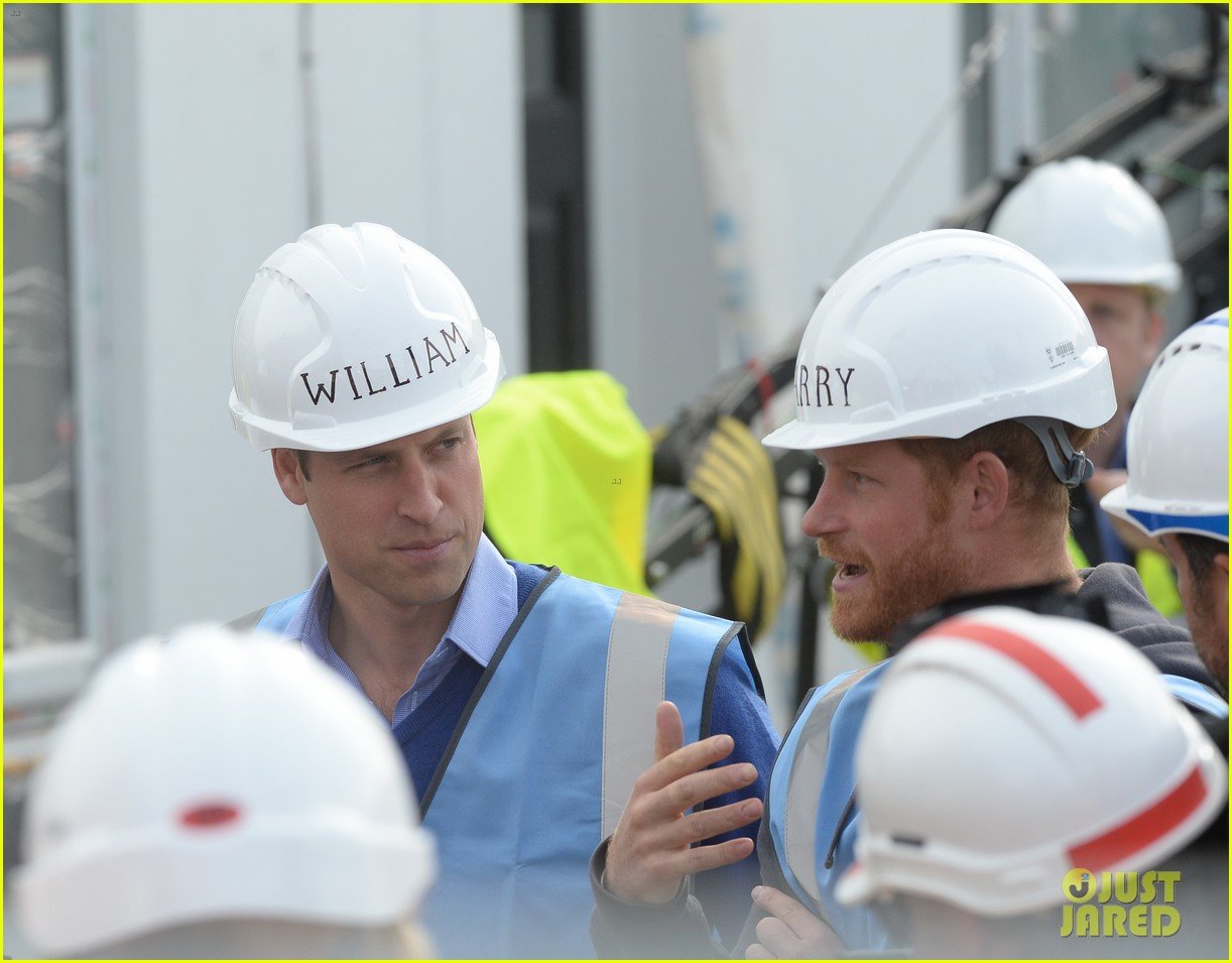 Princes William & Harry Put On Their Hard Hats for 'DIY SOS' Photo