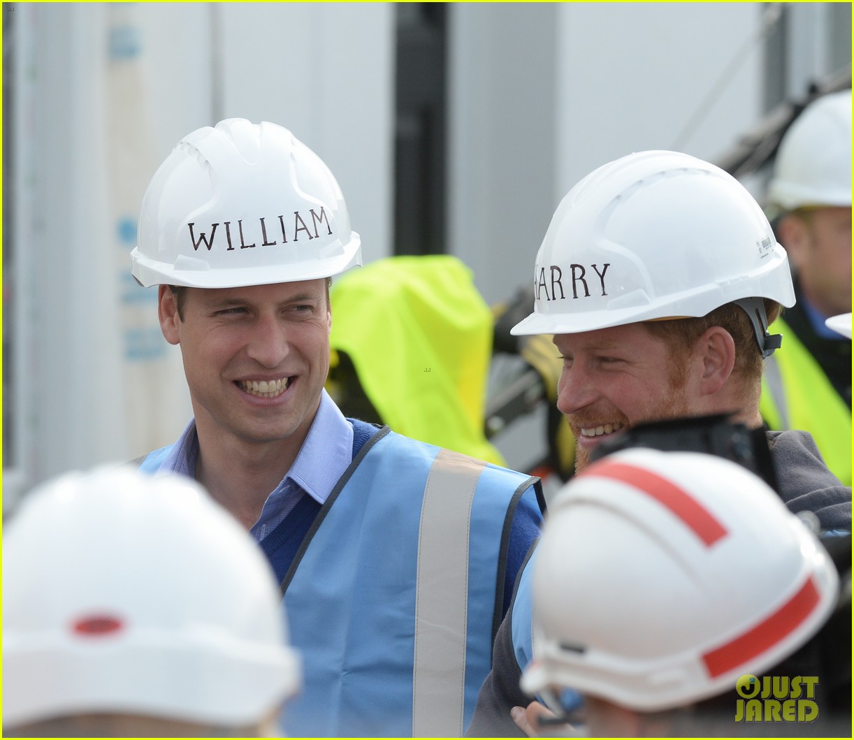Princes William & Harry Put On Their Hard Hats for 'DIY SOS' Photo