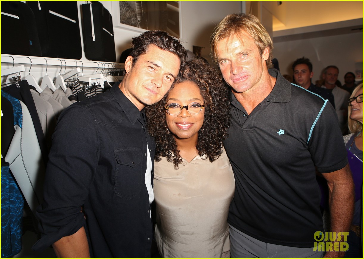 Oprah Shops with Orlando Bloom After 15 Pound Weight Loss Photo