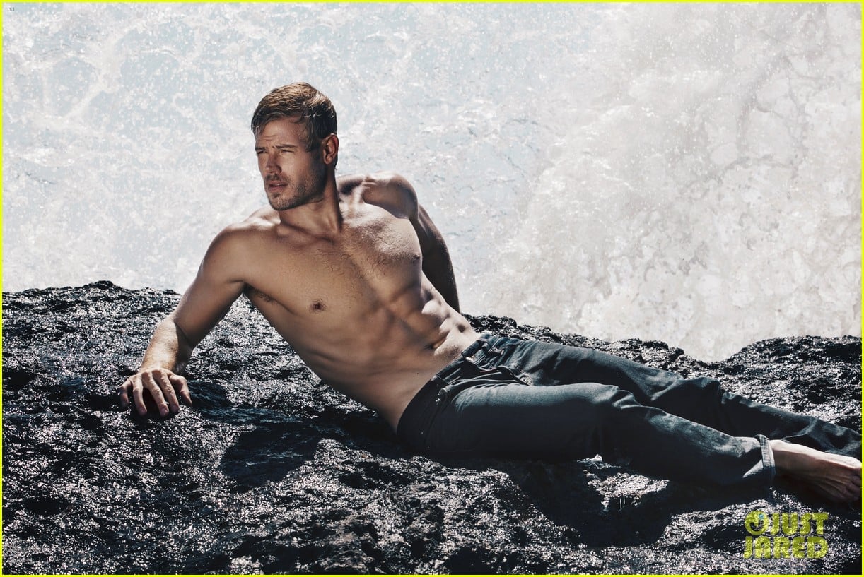 Trevor Donovan Displays Ripped Muscles for Shirtless Beach Photo Shoot! 