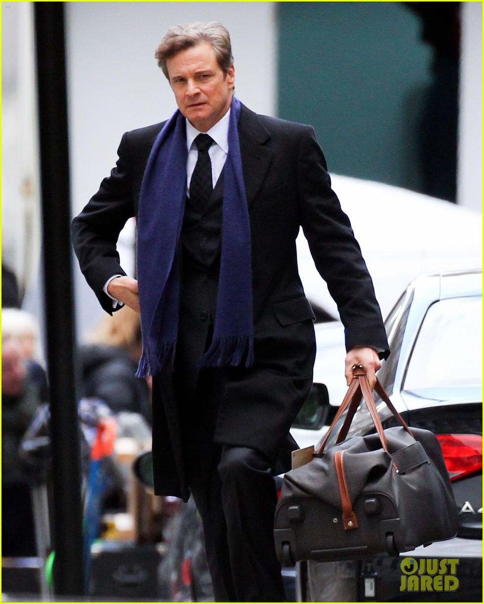 Colin Firth Films ‘Bridget Jones’s Baby’ - First Look Photos!: Photo