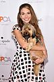 irina shayk sutton foster cuddle puppies at aspca event 06