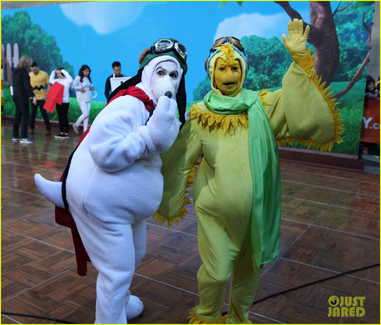 Photo today show hosts wear spot on peanuts costumes for halloween 12